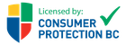 Licensed by Consumer Protection BC