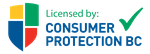Licensed by Consumer Protection BC